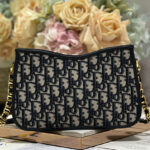 Christian Dior CD Signature Hobo Mini Bag Dark Blue